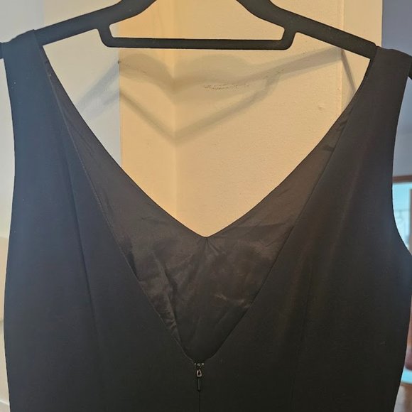 B’Zar Black Maxi Sleeveless Gown | Stunning 20.5” Bottom Lace | Size: 8 - Picture 4 of 16